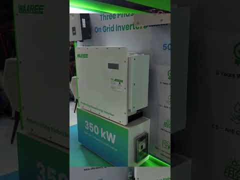 waaree 645 watt contact less solar panel #ongridinverter #solarenergy #solarconverter
