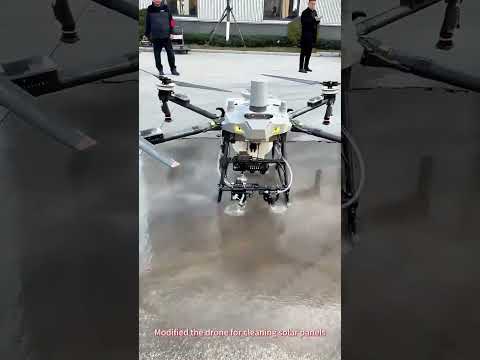 Modify the drone for cleaning solar panels !