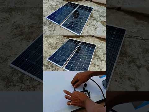 Solar panel Connection 🌍 #gadgets #trending #unboxing #entertainment #product #3d #christmas
