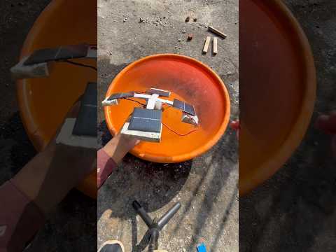 Solar panels waterfall #easyexperiment30#waterfall #home #homemade