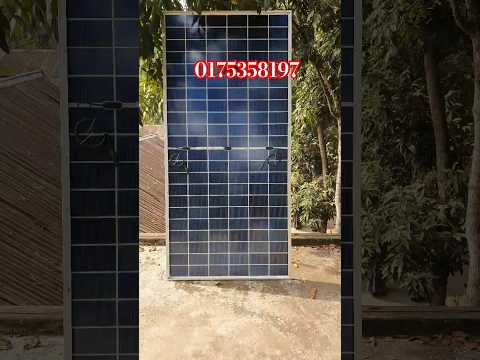 LONGi 620 watt solar panel.#foryou #longi #foryou #vairalvideo #bifasial