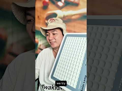 150 LED Solar Light! Zero bills. #solar #ShopeeLagiMurah #shopeehaul #shopeeMY #ElectronicsZone