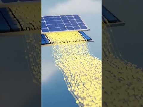 How Solar Panels Convert Sunlight Into Electricity_ ☀️⚡ #solar #electricity #reels #knowledge