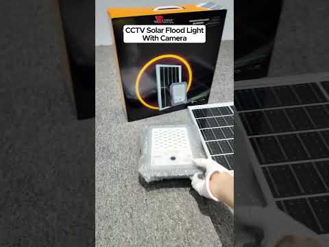 SUNC CCTV Solar Flood Light: WiFi version with HD camera#outdoorlighting #solarlight #cctvcamera