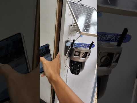 kamera cctv solar panel..