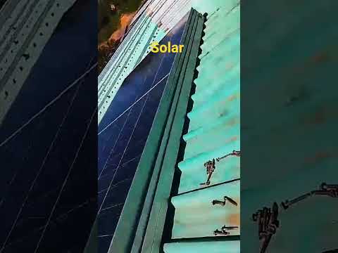 solar panel  installation #highlights #nocopyrightmusic #solar #viralreels