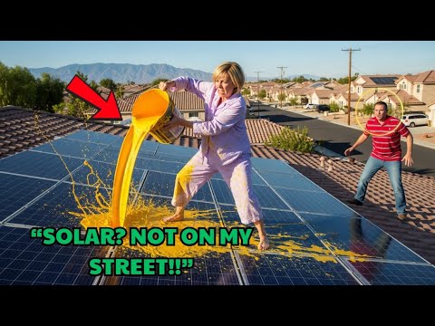 HOA Karen Painted Over My Solar Panels — Didn’t Know They Run the Whole Neighborhood’s Streetlights!