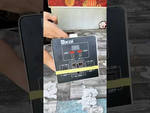 Portable Solar Power Station!✨☀️ #powerstation #solar #solarpowerstation #portablesolarpowerstation