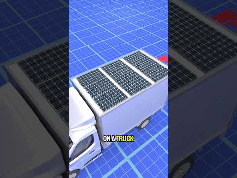 Man Builds Solar-Powered Advertising Van | 9 Solar Panels + 10 TV Screens!