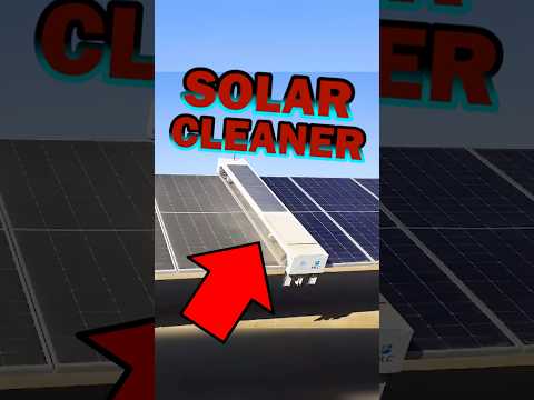 China Found the Smartest Way to Clean Millions of Solar Panels! 🤔 #shorts
