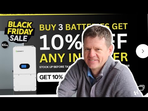 Black Friday Solar Deals – Solar Panels, Inverters, Batteries