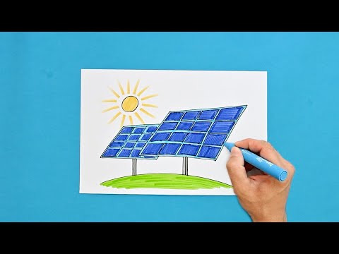 How to draw Solar Panels