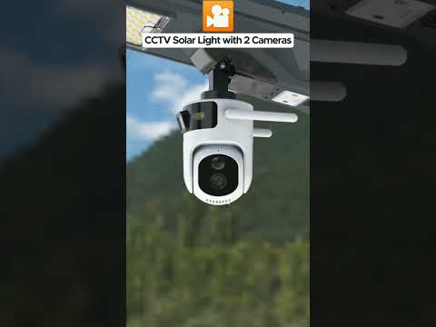 Solar Powered Light And Security Camera For Outdoor #viralvideo #ytshorts #trendingnow