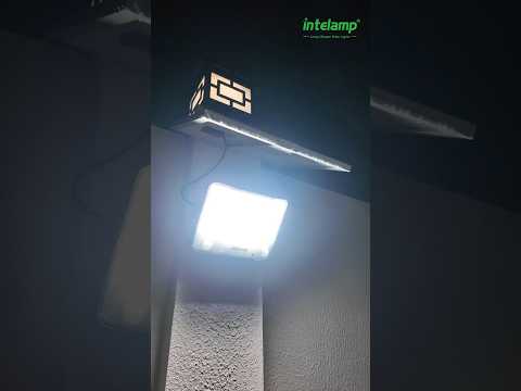 20W Solar Panel & 20,000mAh Battery — Reliable Outdoor Solar Light #intelamp #solarlight