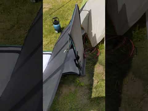 First time using the Ecoflow 220 Watt Panel to charge the River 2 Pro ☀ 🔋 #ecoflow #river2pro #solar