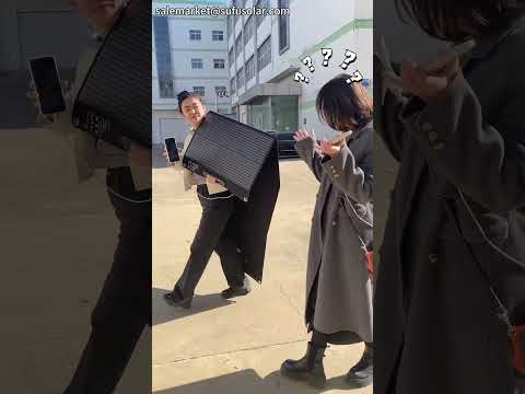 Folding solar panel can charge your phone everywhere #foldingsolarpanel #smartphone #solarenergy
