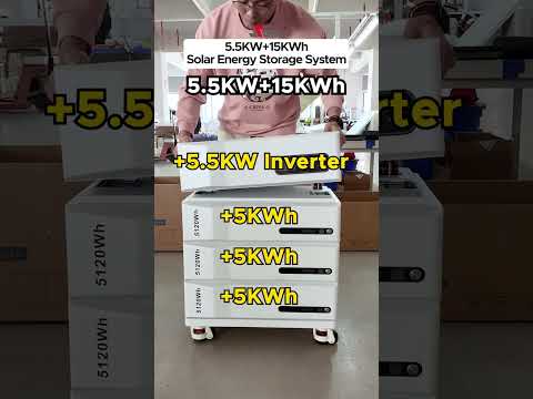 SUNC Energy Storage System: 5.5KW inverter + 15KWh lithium battery#solarbattery #solarenergy #shorts