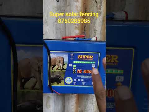 solar fencing coimbatore Aalandurai wholesale market, government hospital opposite