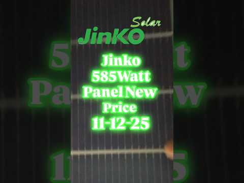 jinko 585Watt Solar panel Price in Pakistan Hyderabad #solarenergy