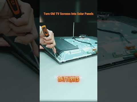 Turn Old TV Screen Into Solar panels ⚙️🔧🚨 #freeenergydevice #free #enargy #diy #facts
