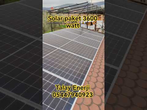 Solar paket 3600 watt Talay Enerji