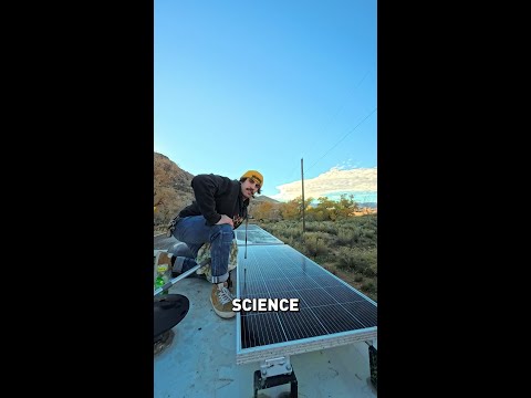 How To Clean Your Solar Panels 🔋 #shorts