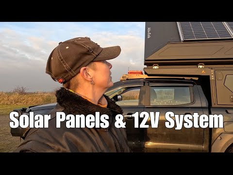 Installing Solar Panels and 12V System Walkaround ModCAP Family Alu-Cab