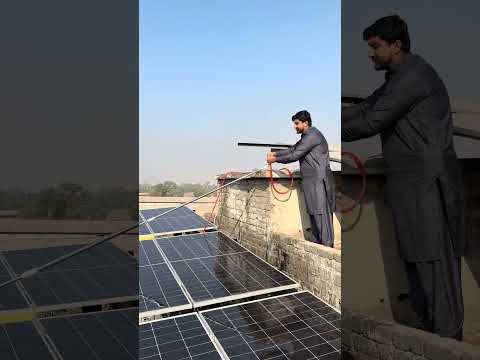 How To Clean Solar Panels With Brush