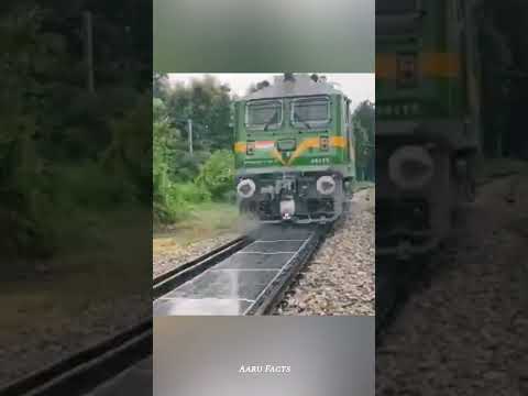 Solar Panels installed on Railway Tracks || #aarufacts #shorts #viral #trending