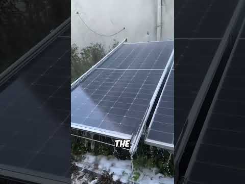 China’s Smart Way to Clean Solar Panels😱