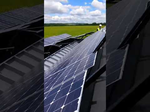 140kW Solar Farm in a Box The Future of Energy is Here!#SolarEnergy#Sustainability#Tech