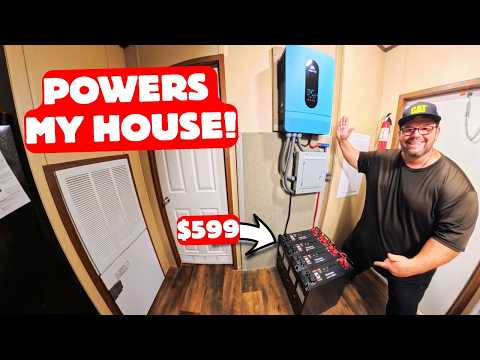 Finally, Powering My House With affordable Solar Batteries!