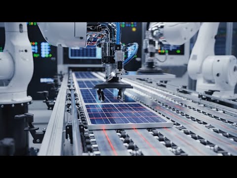 “How Solar Panels Are Made: Inside a Modern Factory | Step-by-Step Production Process”