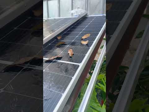 🎥💦🌞 HỆ THỐNG TỰ RỬA TẤM PIN NĂNG LƯỢNG MẶT TRỜI NÀY ANH EM ƠI 🌞💦