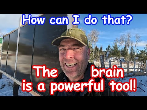 Building a vertical solar array for the Barn’s bi-facial solar panels