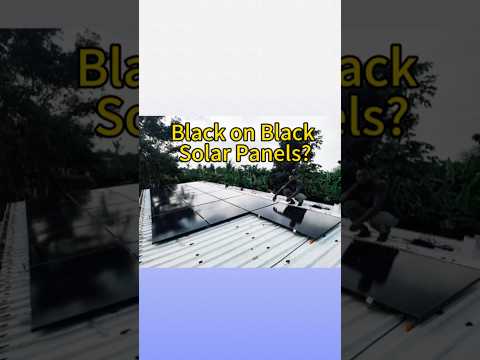 Do you want to install all black solar panels on your rooftop?