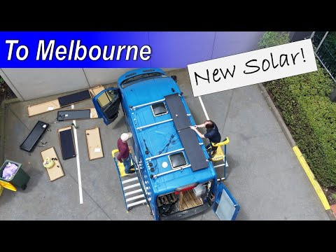 Van Life vlog – Final push to Melbourne and new solar panels
