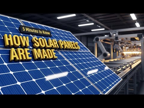5 Minutes to Know How Solar Panels Are Made