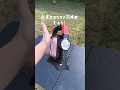AliExpress Temu Solar Flashlight Solar Powered #shorts #solarenergy #solarlight #offgrid #diy