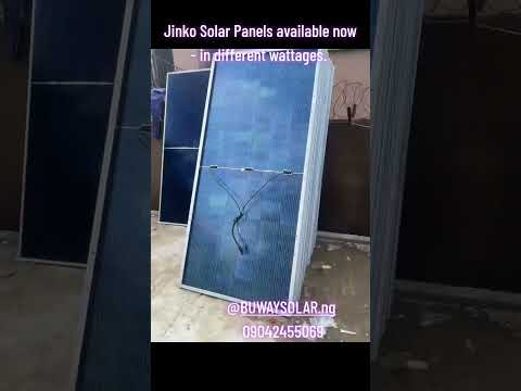Jinko Solar Panels available now – in different wattages. #jinkosolar #solarpanels #available