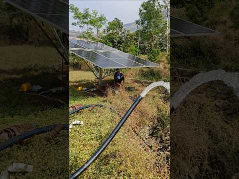 GK energy 3 HP solar pump Pani pressure testing 👍🙌🌎#shorts #gkenargy #solarenergy #youtubeshorts