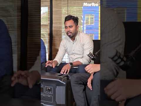 Charge the S5 Portable Power Station with Solar Panels ☀️ #marlbotechtalk #energystorage #solar