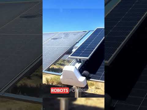 How Millions of Solar Panels Are Cleaned in Chinaโs Deserts