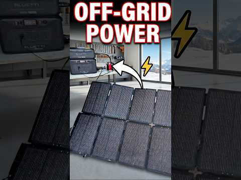Bluetti Off-Grid Solar Generator! #solar #bluetti #homeenergy #ev