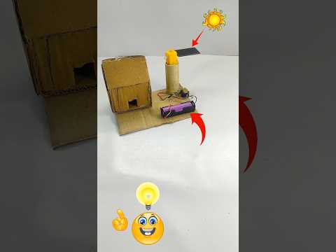 Solar energy working model science project for science exhibition #scienceproject #shorts