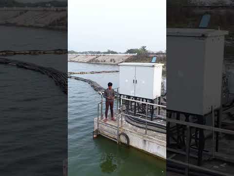 Mana Vizag lo Floating Solar Power Plant at Meghadri Gedda Reservoir 🌊☀️#Vizag #FloatingSolar #vlog