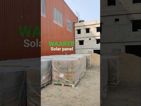 WAAREE solar panel #solar #solarsystem #solarpanelforhome #solarpanelinstallation