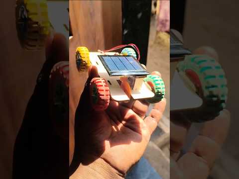 ⭐ Solar Panel Se Chalne Wali Mini Car | DIY Science Project #diy #shorts #projector #video#car