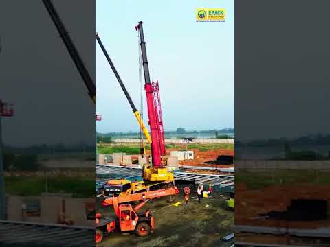 Solar Panels on Pre-engineered Buildings | Sustainable Construction | EPACK PREFAB | #shorts