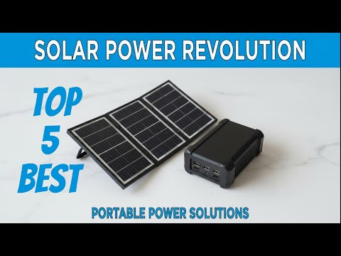 Top 5 Best Foldable Solar Panels for Camping | Lightweight & Portable Options